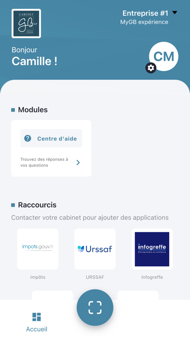 MyGB expérience screenshot