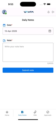 MiTime - WFM screenshot