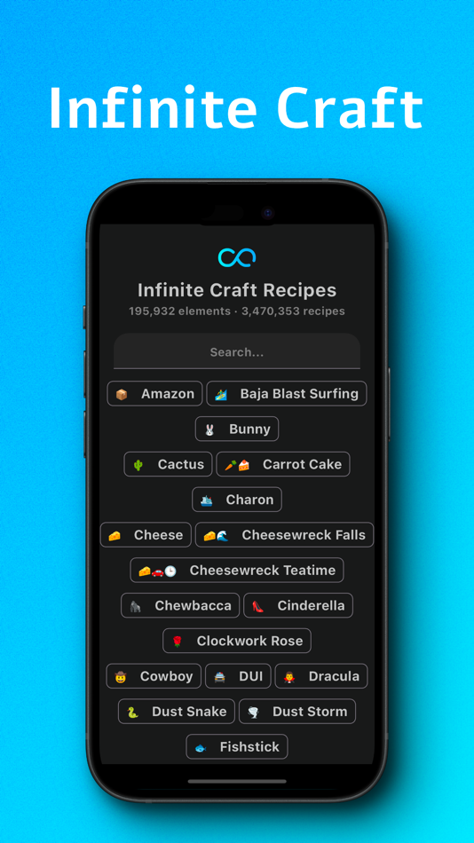 Infinite Craft Solver - 2.1.3 - (iOS)