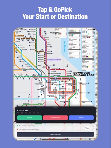 Chicago Subway CTA L Train iPad screenshot