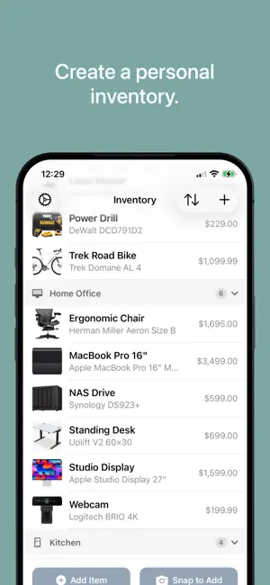 Truly Simple Inventory screenshot 1