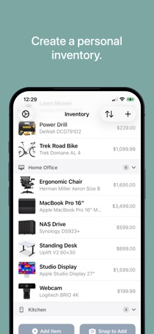 Truly Simple Inventory Screenshot 1 of 3