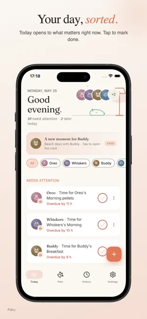Pidoy: Multi-Pet Care Tracker screenshot 2