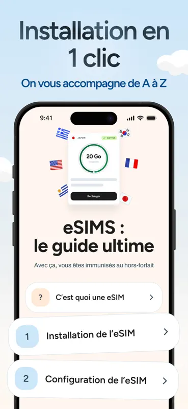 voilà : eSIM Voyage & Internet screenshot 3 of 5