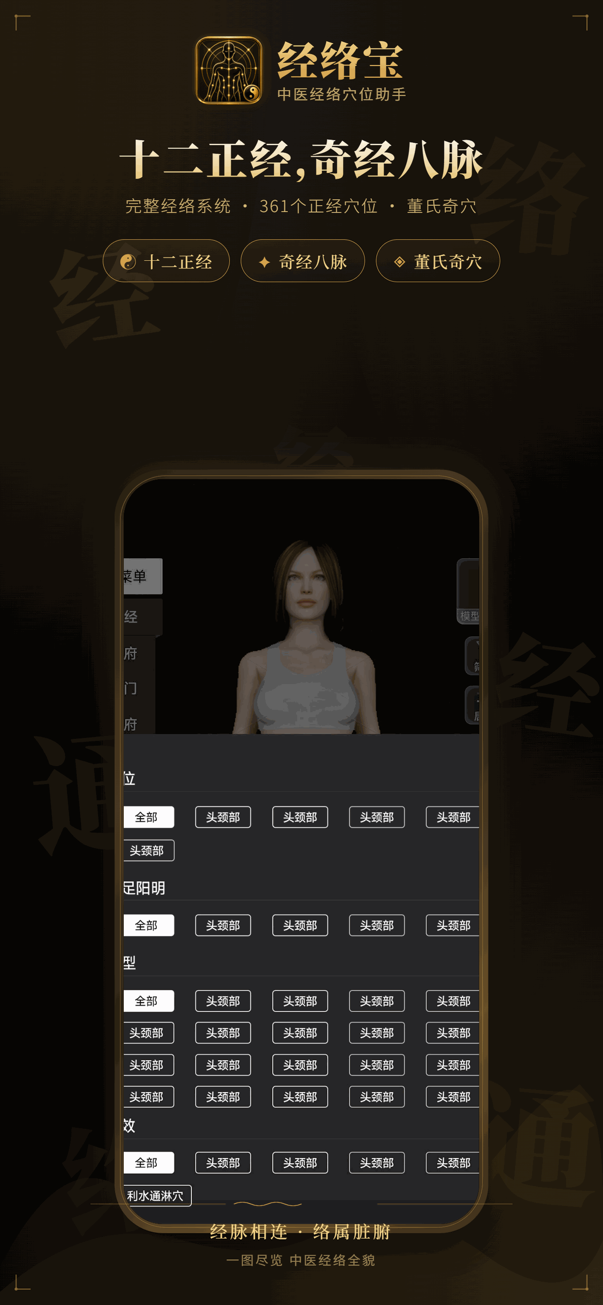 经络宝-中医经络穴位助手软件