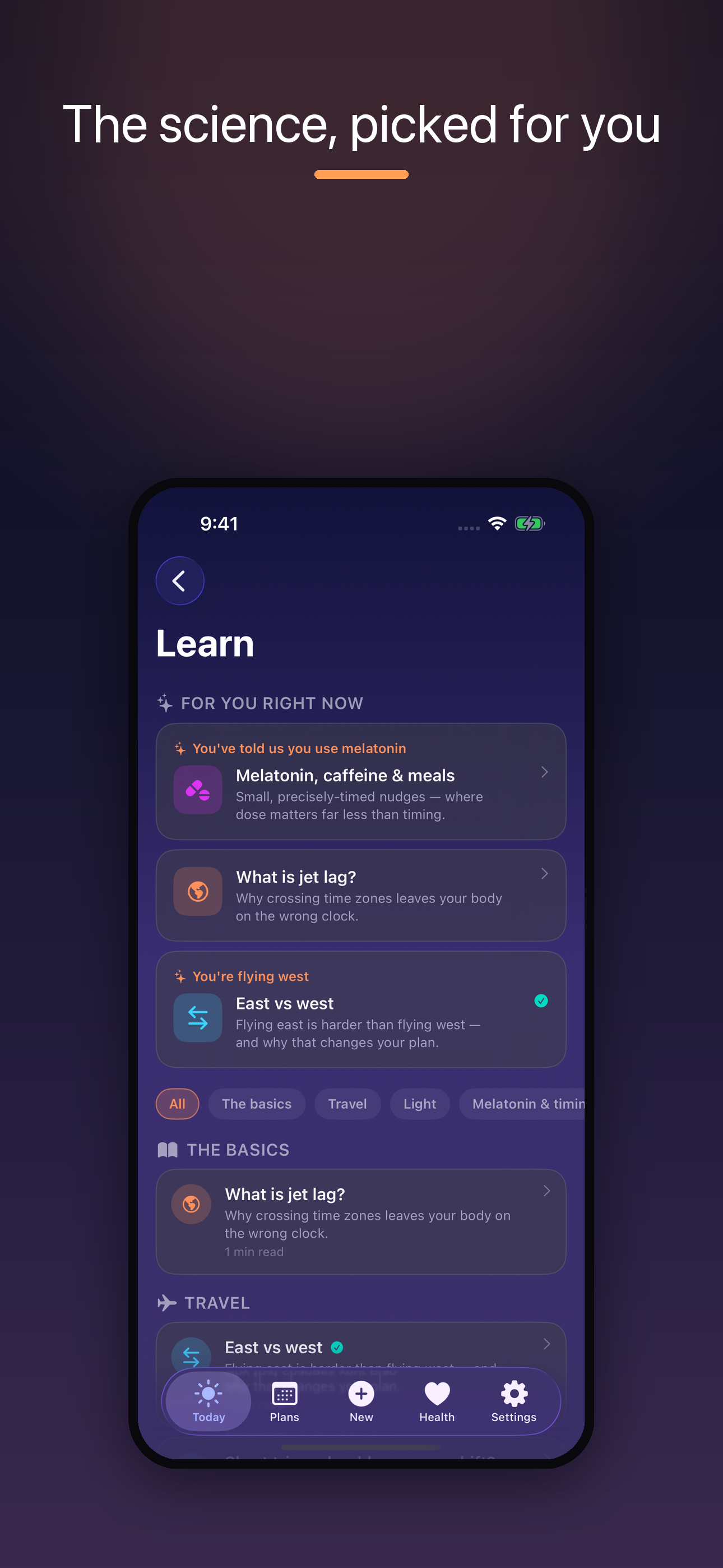 Body Clock: Jet Lag Planner screenshot 4