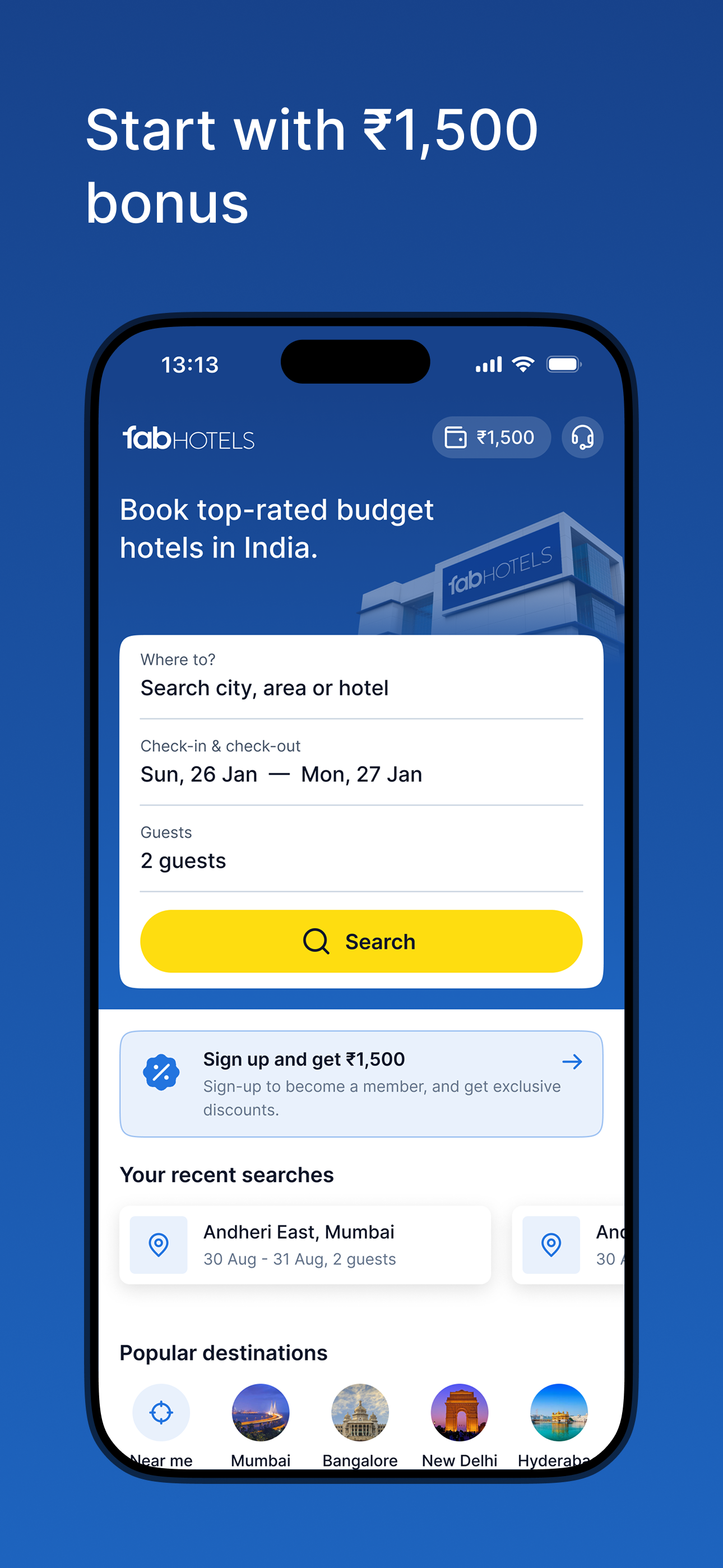 FabHotels: Hotel Booking App