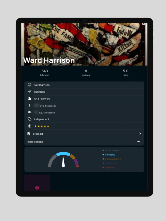 Tapped Ai iPad screenshot 3 - Music app