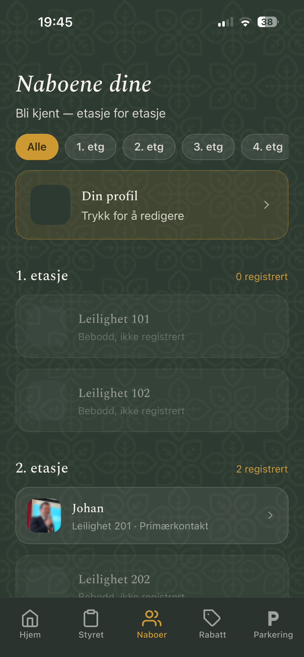 BeboerApp screenshot 5