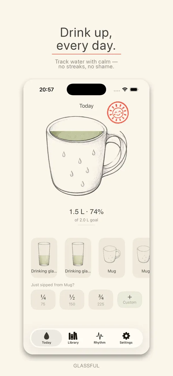 Screenshot #1 pour Glassful