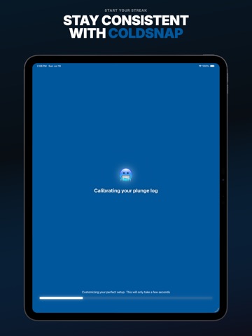 Cold Plunge & Sauna: ColdSnap iPad screenshot
