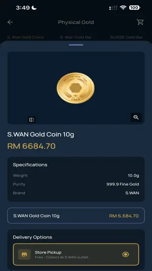 S WAN GOLD screenshot 2