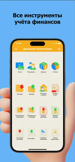 Скриншот Домашняя Бухгалтерия на iPhone 1