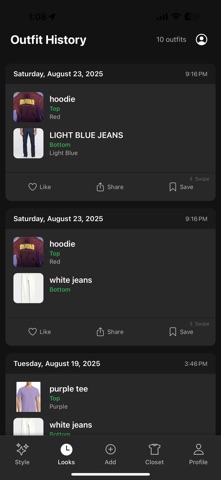 FreshFits screenshot