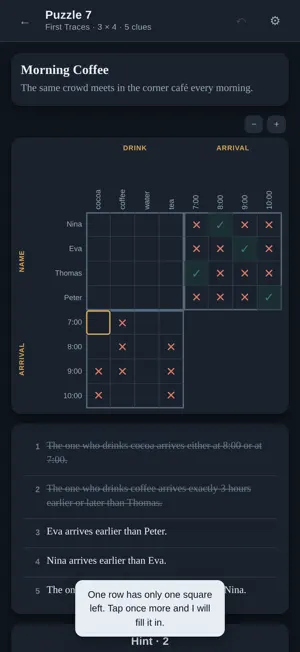 Stopko: Logic Grid Puzzles screenshot 4