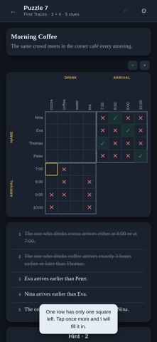 Stopko: Logic Grid Puzzles Screenshot 4 of 5