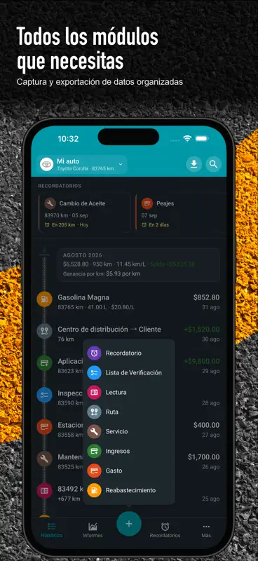 Drivvo - Control de gastos screenshot 10 of 10