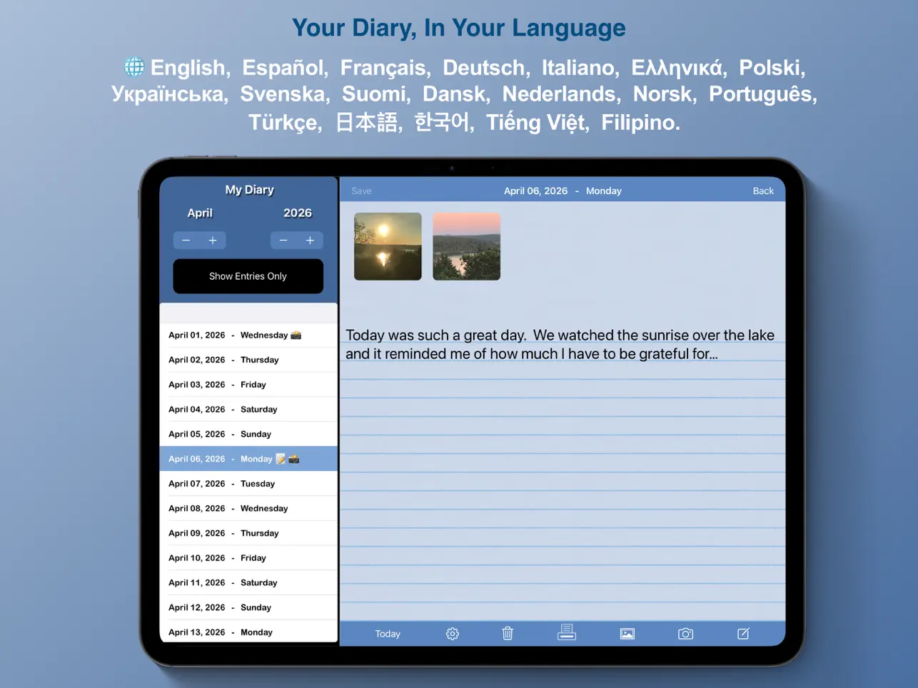 Screenshot #4 pour My Private Diary ™