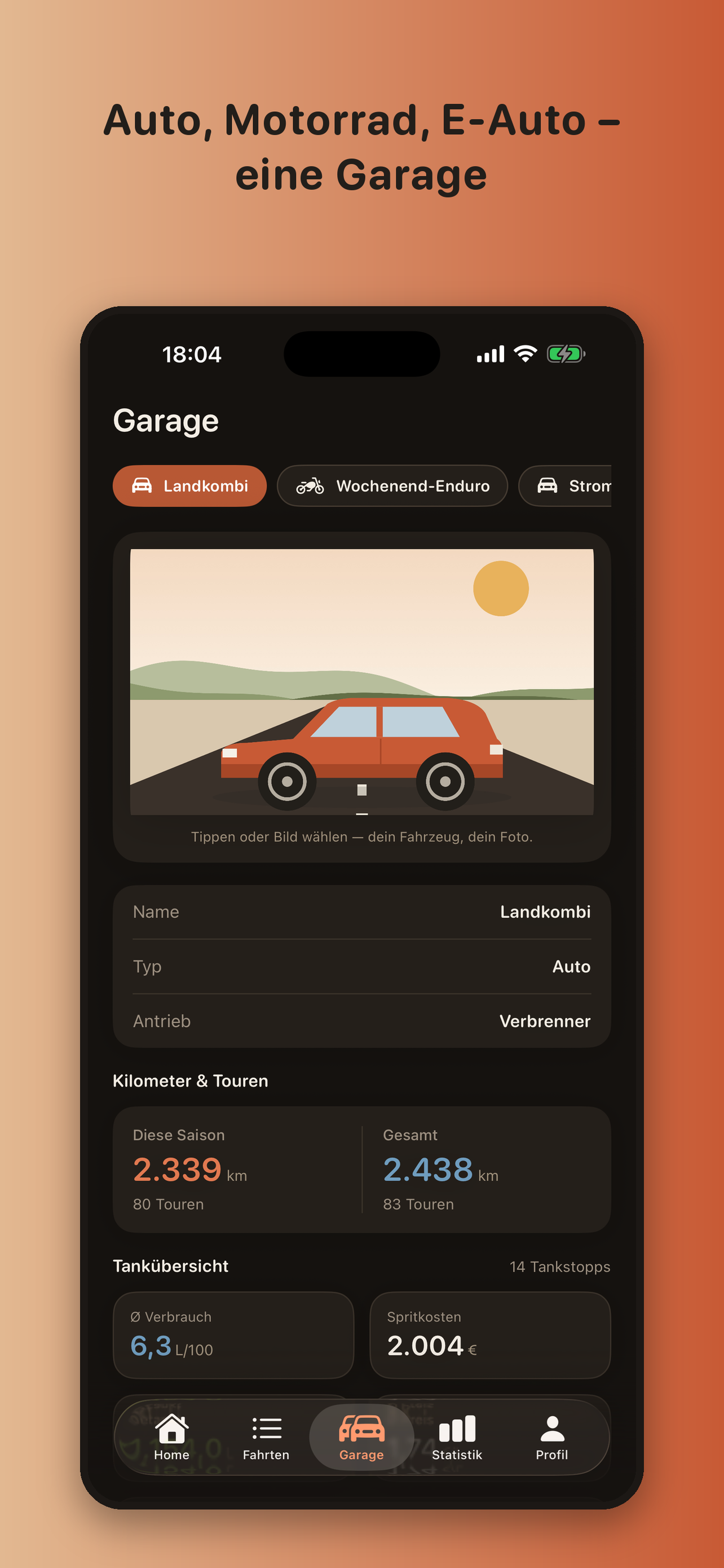 Vialog: Fahrtenbuch & Tanken screenshot 4