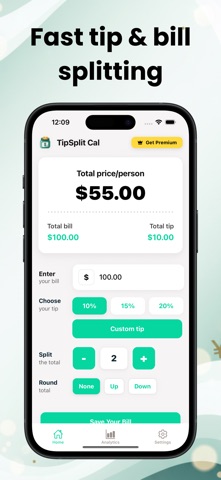 TipSplit Cal: Bill Splitter screenshot