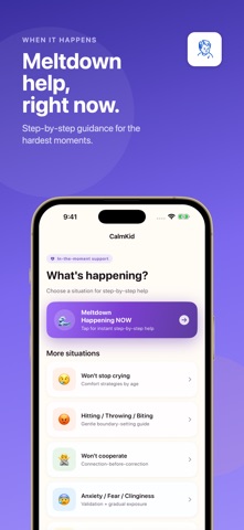 Child Meltdown Help - CalmKid Screenshot 1 of 5