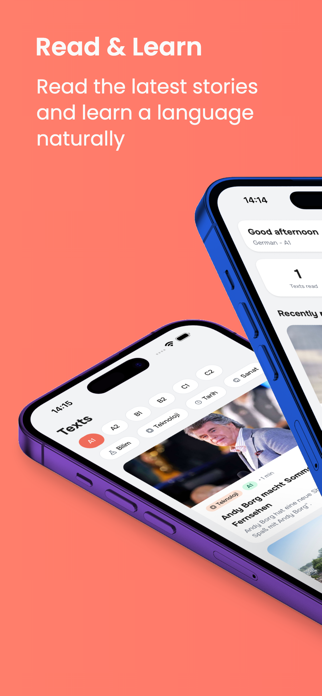 Levo: Learn Languages by Text Screenshot 1 of 5