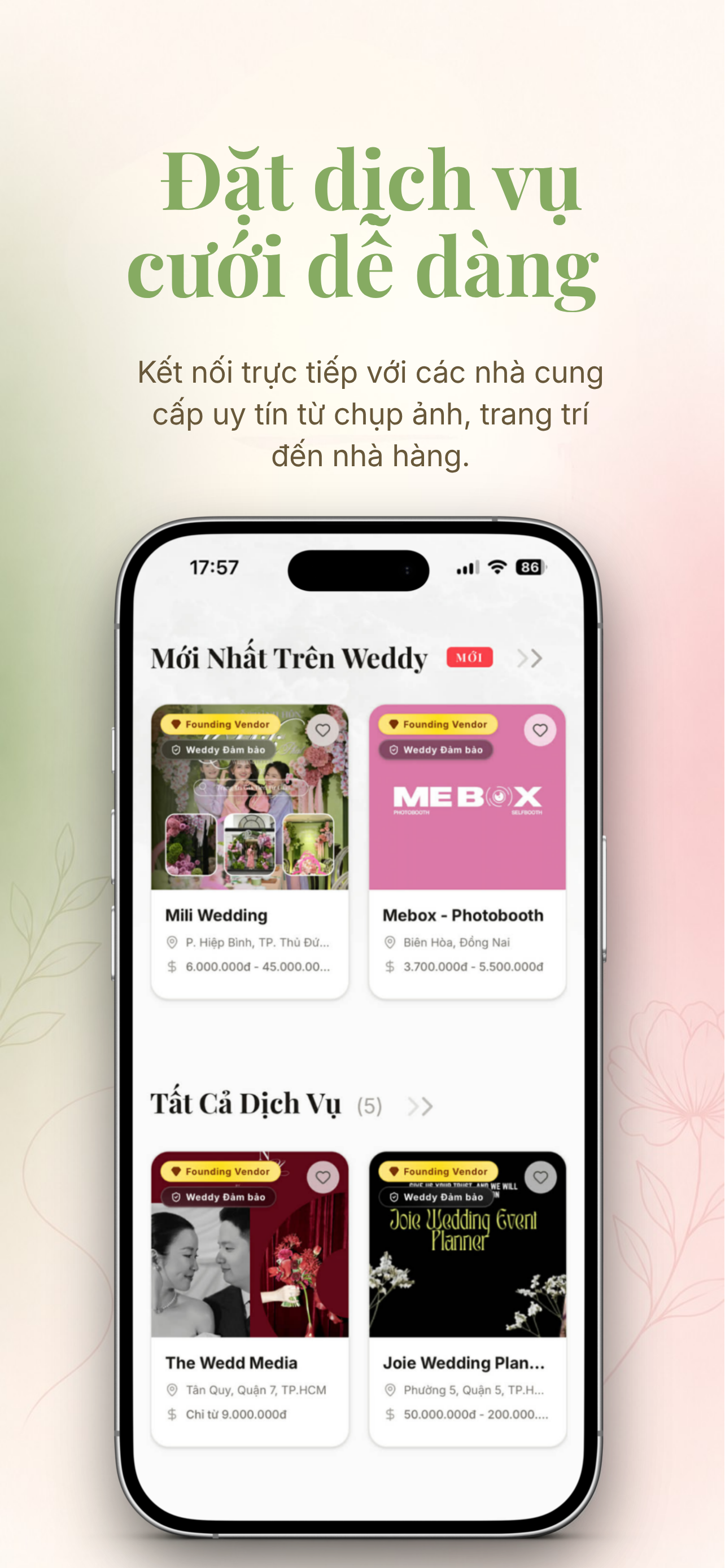 Weddy - Trợ lý cưới toàn năng screenshot 7