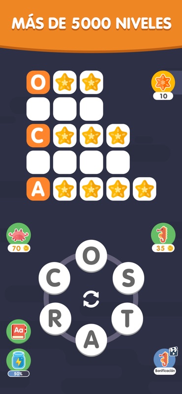 Mar de Crucigramas en Español screenshot 5