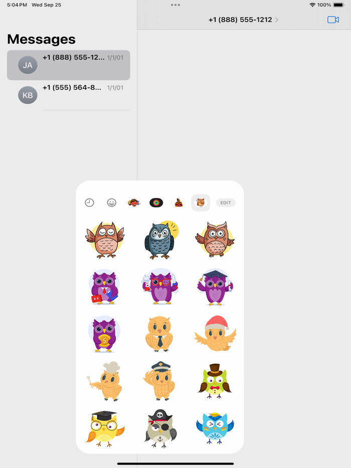 Funny Owl Emojis