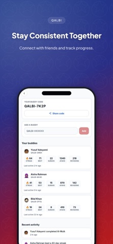 Qalbi: The Quran in your Heart iPhone screenshot