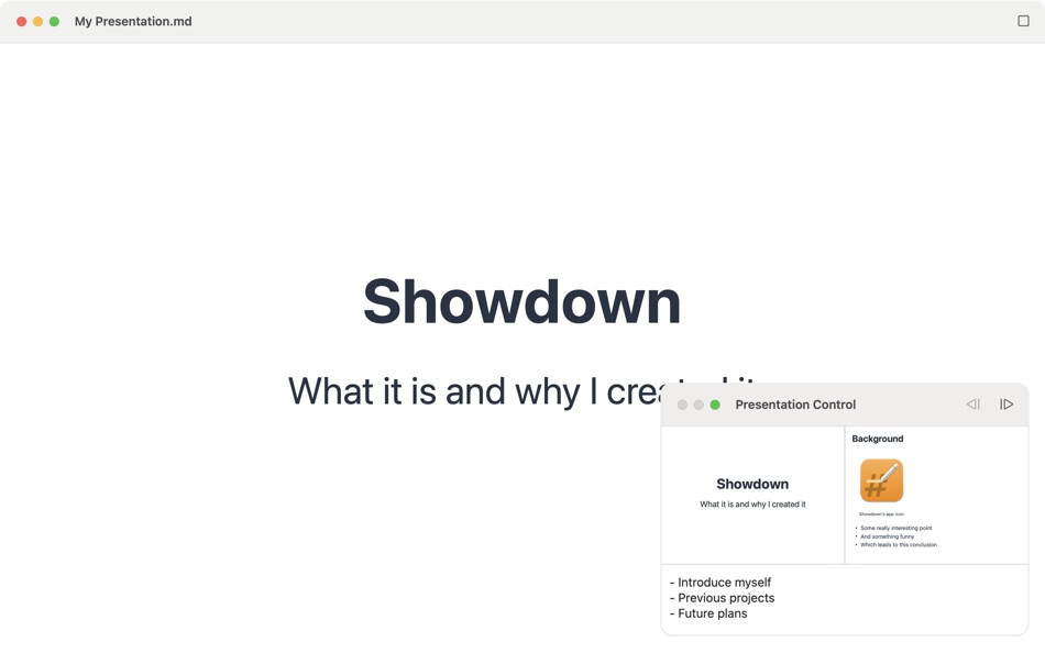 #2. Showdown - Presentation (macOS) 由: Tinybird Interactive AB