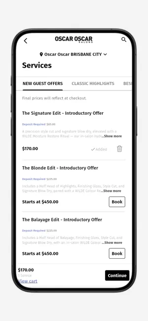 Oscar Oscar Salons - Mobile screenshot 3