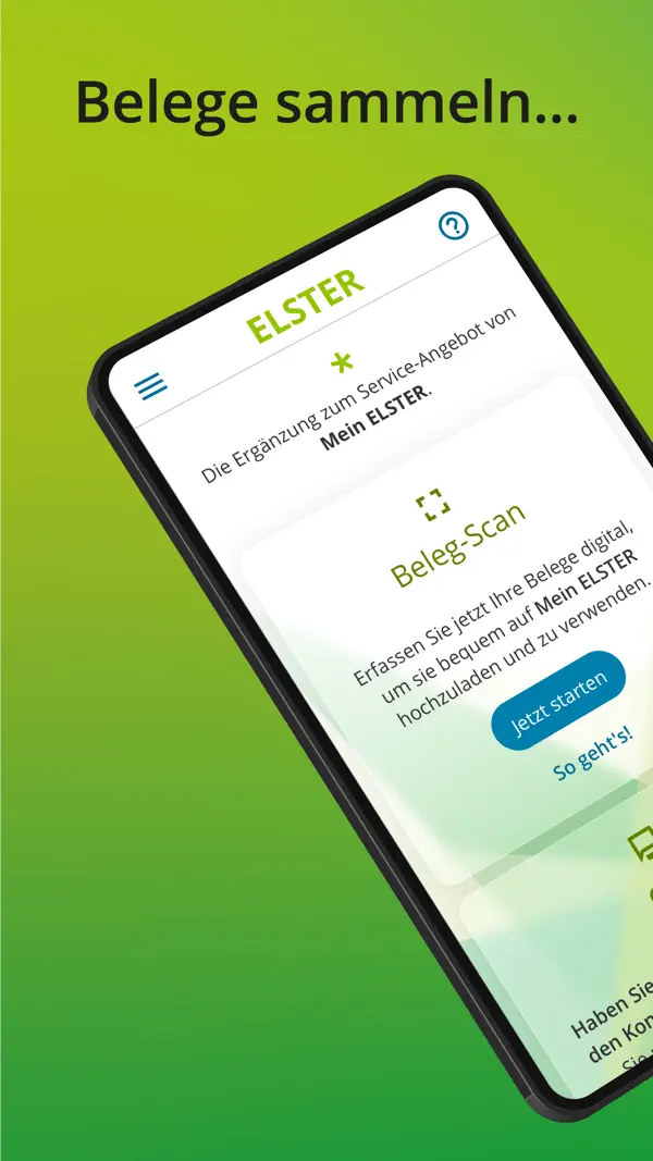 MeinELSTER+ Screenshot 1