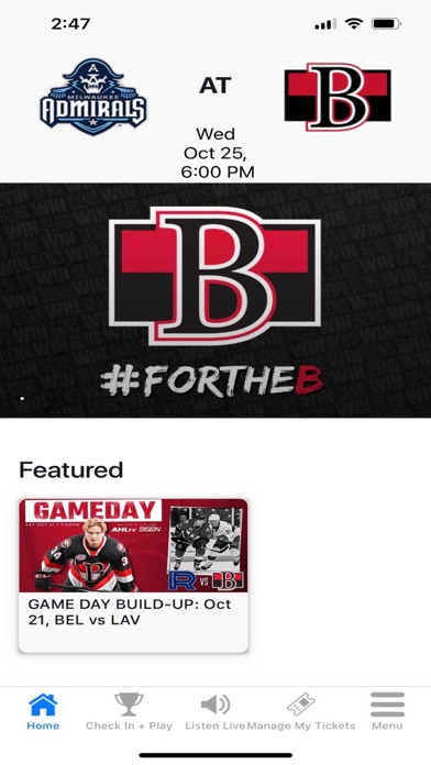 Belleville Senators Screenshot
