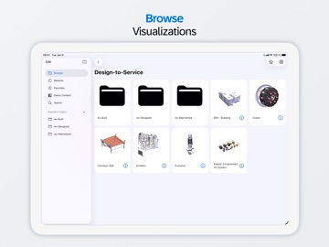SAP Product Model Viewer iPad screenshot