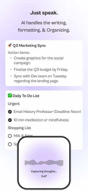 Snapr: AI Voice Notes & Docs screenshot 2