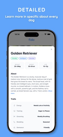 Fido Dog Breed Finder screenshot