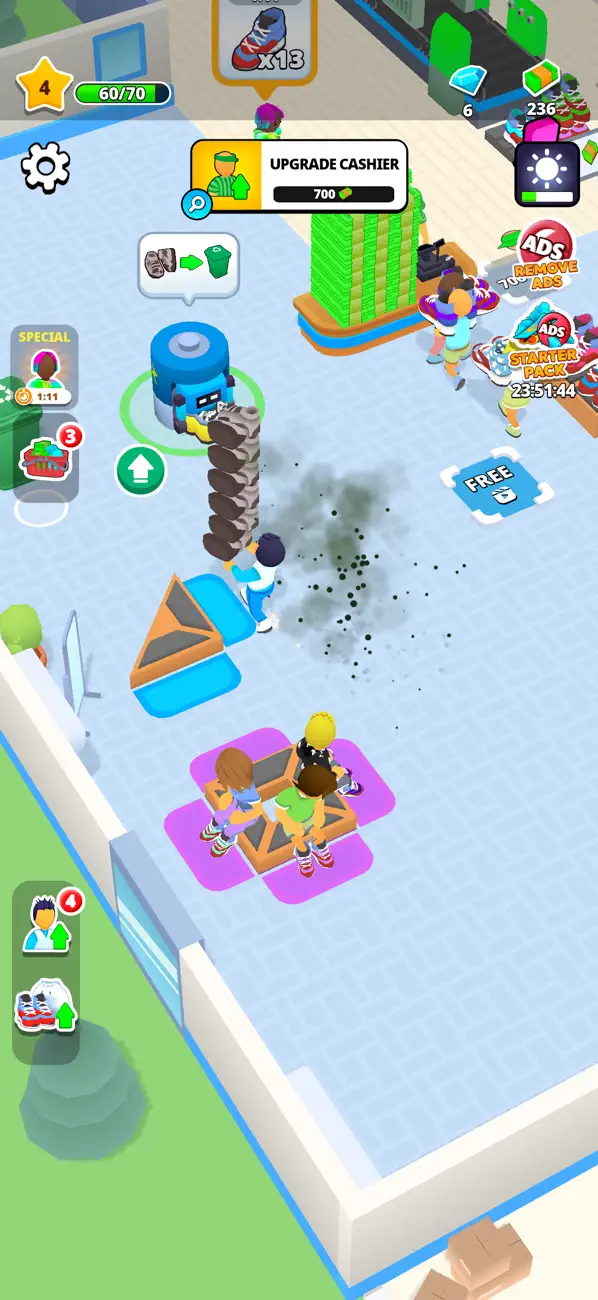 Just Step: Fashion Empire Hack screenshot 2 - game app interface