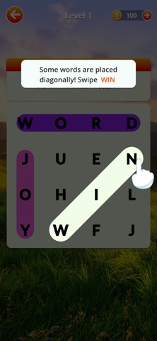 Word Search:Collect Jigsaw iPhone screenshot