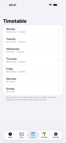 Timetable Tamer screenshot 2