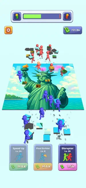 Pixel Puzzle Clash: Art Wars screenshot 2
