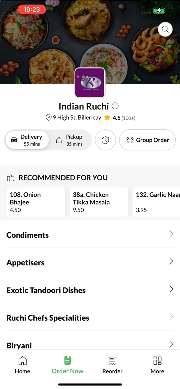 Screenshot #2 pour Indian Ruchi Billericay