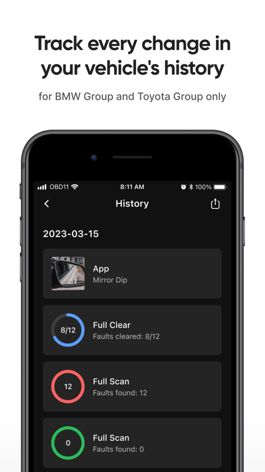 #5. OBDeleven – OBD2 car scanner (iOS) 由: OBDeleven UAB