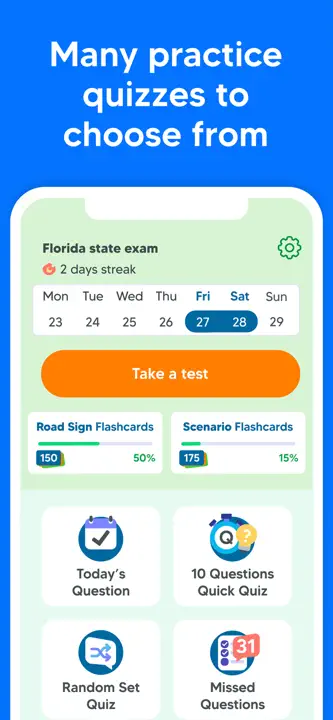 DMV Practice Test Permit 2025: Screenshot 5 von 8