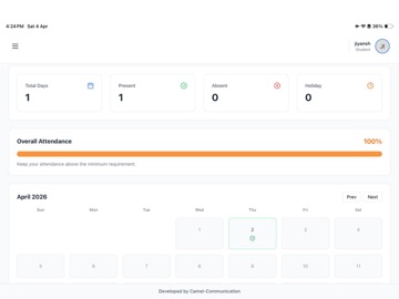 Lions International Academy iPad screenshot