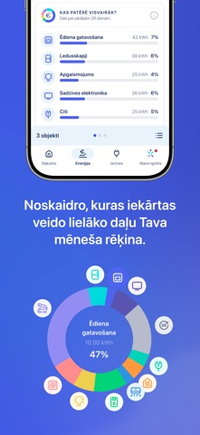 Ignitis Latvija iPhone screenshot