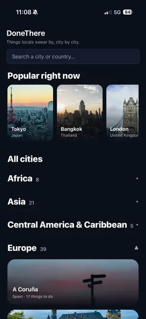 DoneThere: Local City Guide screenshot 3