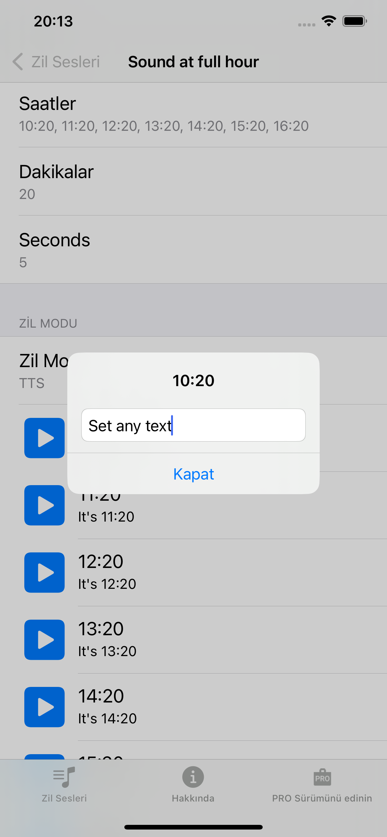 Saat başı zil sesi