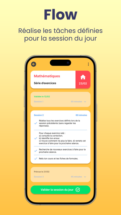Flow - Planning Aide Au Devoir Screenshot