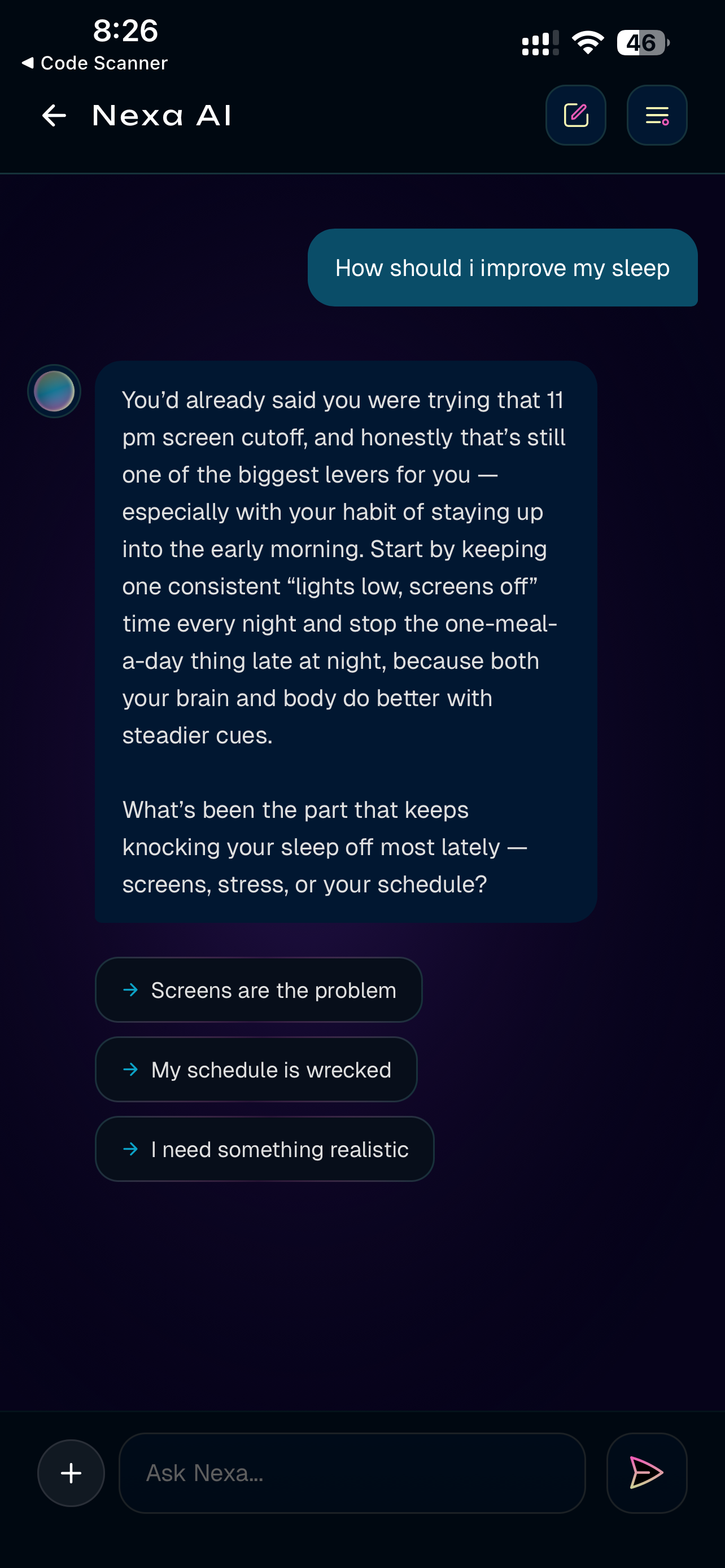 Spatium Nexum Nutrition screenshot 7